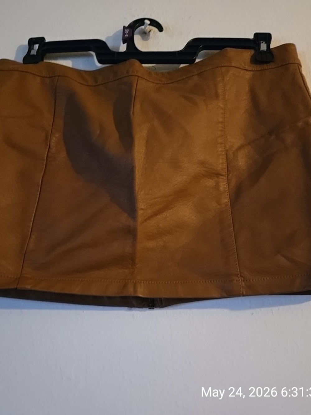 Rue21 Brown Faux Leather Mini Skirt